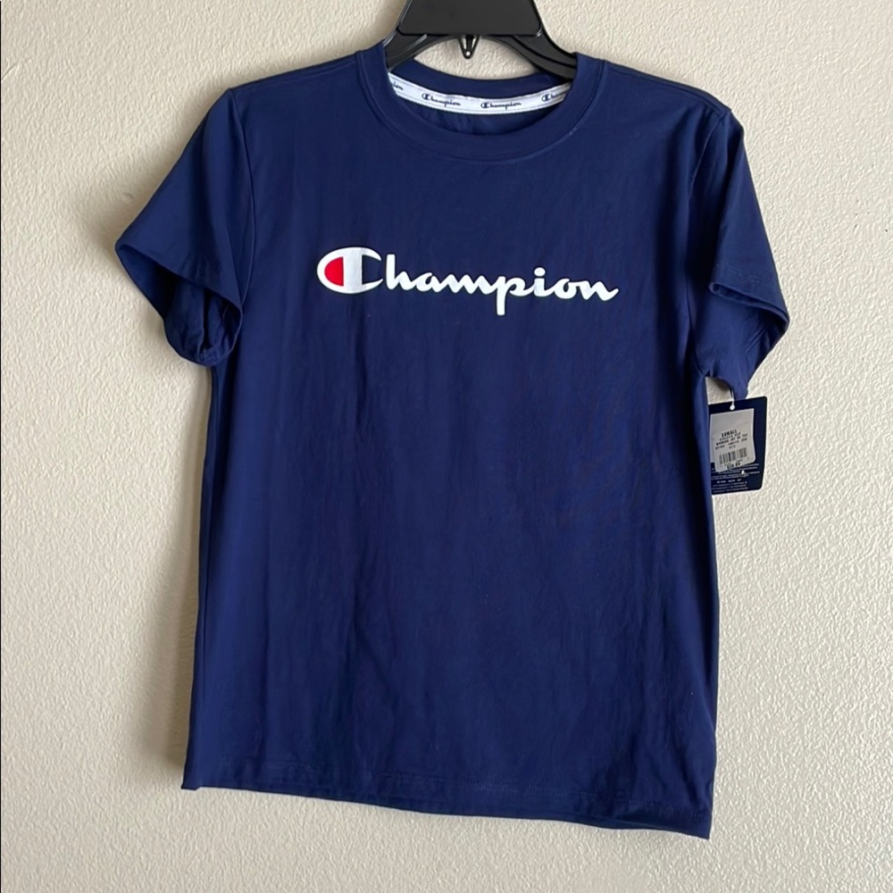Women’s New Champion Blue Size XS Tee‎ Shirt